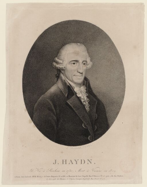 Franz Joseph Haydn / J.L. Benoist d'après Thomas Hardy