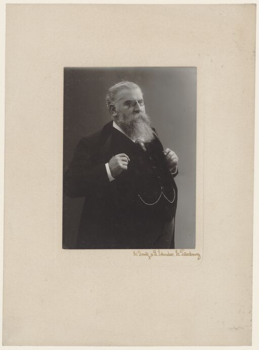 Raoul Pugno/photogr portrait. by H. Reutz and F. Schrader, St Petersburg