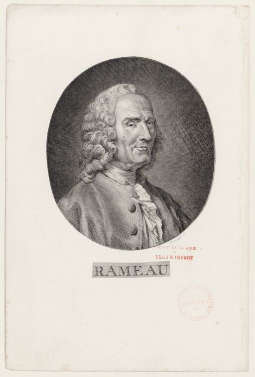 Jean-Philippe Rameau / gravure de Benoist