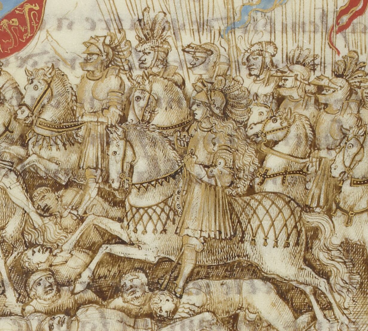 Jeanne d’Arc in battle