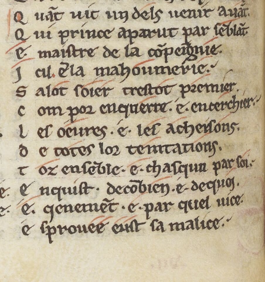 Dialogues de Saint Grégoire le Grand, traduction française en vers, par Angier, moine de Sainte Frideswide d'Oxford.