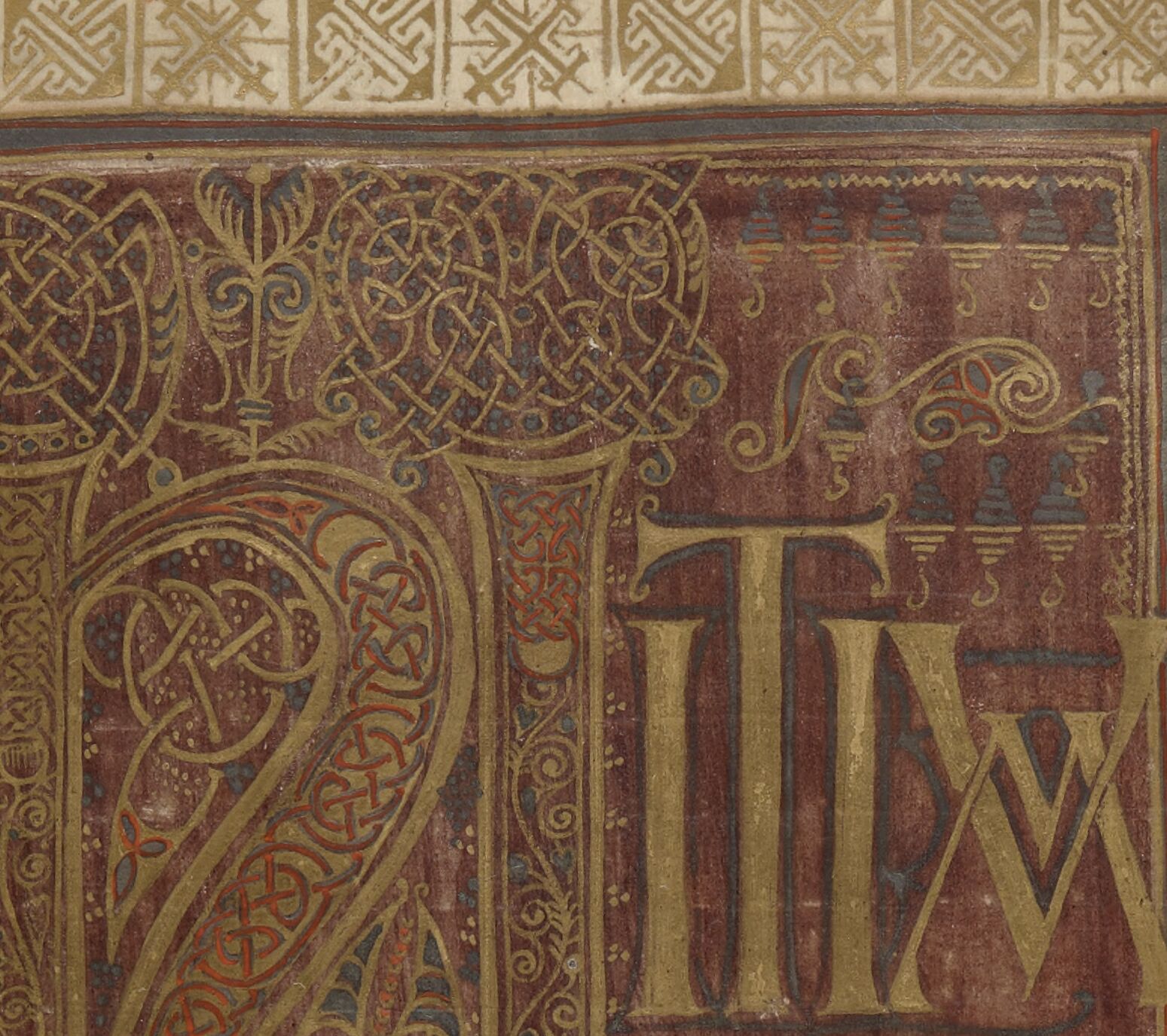 Evangelia quattuor [Évangiles de la cour de Charlemagne ou Évangéliaire d'or ; ce manuscrit a également été connu sous le nom d'Évangéliaire de Saint-Martin-des-Champs].