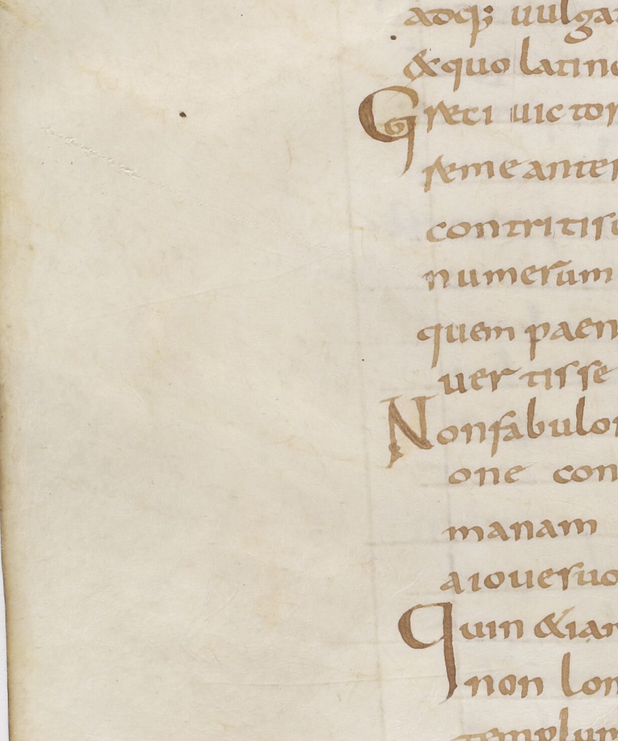 Letters in the margins – IXth Century