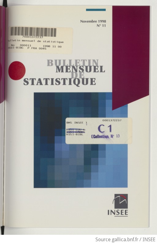 Bulletin Mensuel De Statistique / Institut National De La Statistique ...