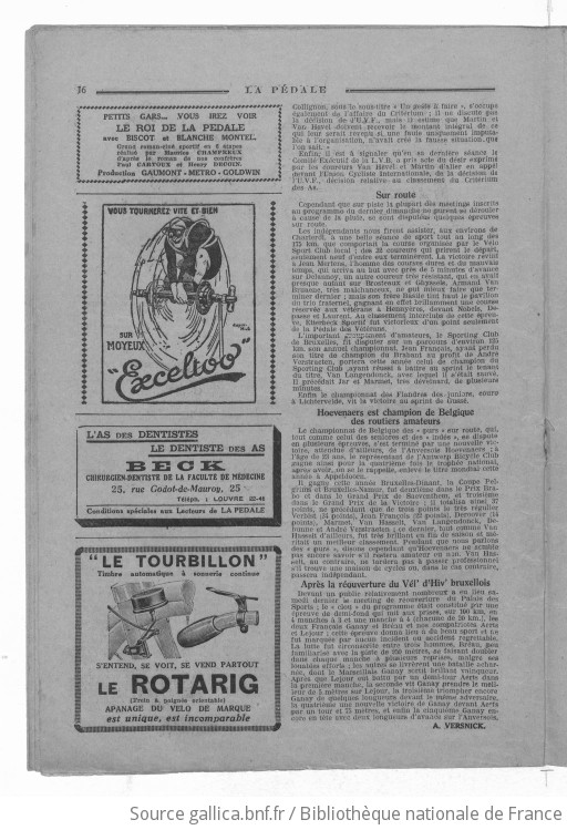 la bicyclette journal d'information hebdomadaire 1892