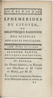 Les doutes éclaircis ou réponse aux objections de M. l’abbé de Mably. Troisième partie  Vauguyon. 1768