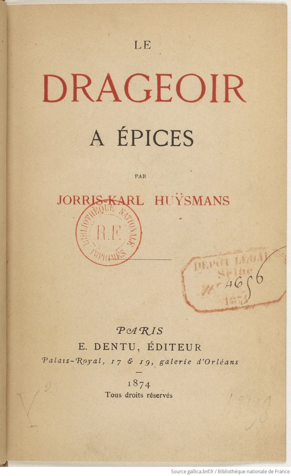 Le Drageoir A Epices Par Joris Karl Huysmans Free Ebook