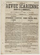 Nouvelle revue icarienne  1856