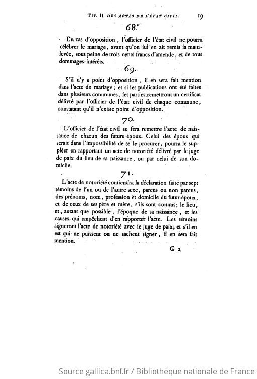 Code Civil Des Français : éd. Originale Et Seule Officielle | Gallica