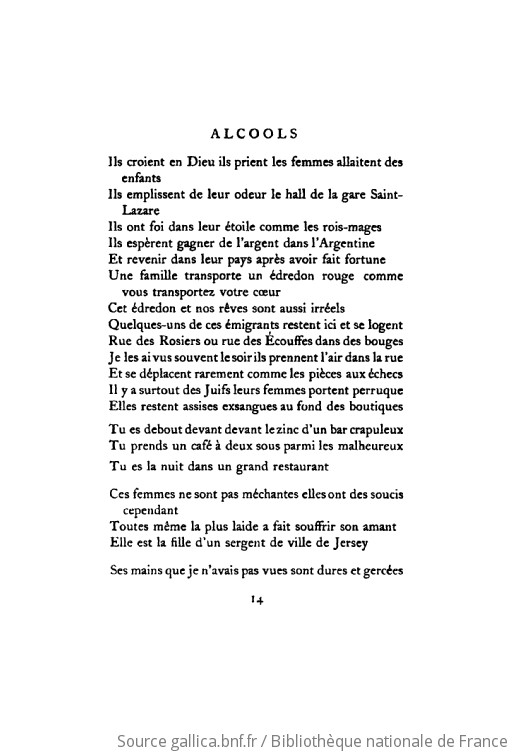 citations alcools apollinaire dissertation