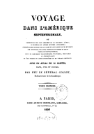 Voyage dans l'Amérique septentrionale  V. Collot. 1826