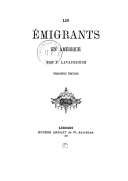 Les émigrants en Amérique  P. Lavayssière. 1882