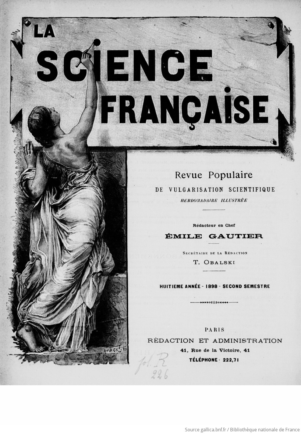La Science française : revue populaire illustrée