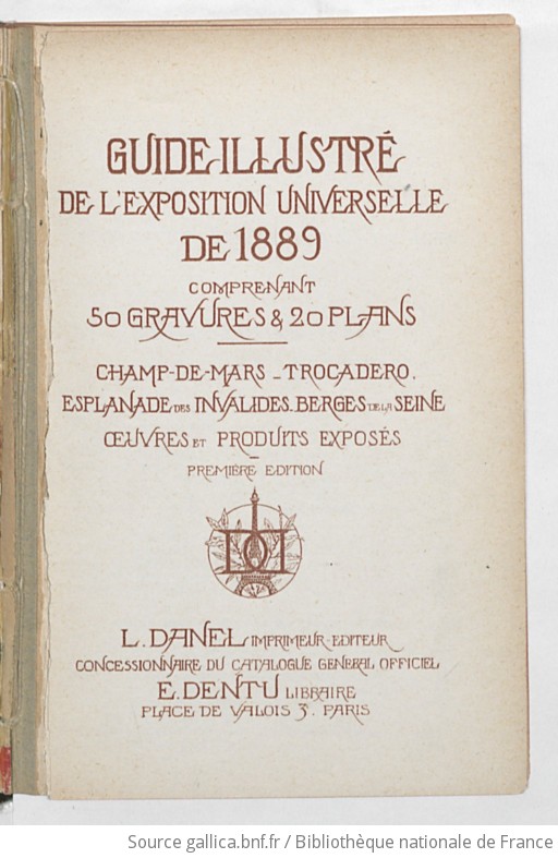 Guide illustré de l'Exposition universelle de 1889... Champ-de