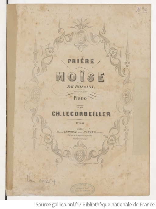 prière de moïse rossini - moïse en égypte rossini