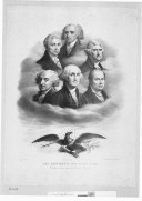 Les présidents des Etats-Unis, dédié à leur ami le Général Lafayette A. Maurin. 1824 