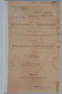 Reisen in Kleinasien und Nordsyrien  C. Humann ; O. Puchstein. 1890