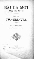 Bài ca mơí thập nhị tài tử  H. V. Nguyêñ. 1912