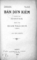 Bản đơǹ kiêm̀  T. B. Nguyêñ ; trad. T. S. Ðinh. 1913