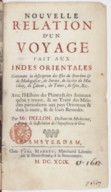 Nouvelle Relation d'un voyage fait aux Indes orientales  C. Dellon. 1699