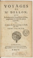 Voyages de M. Dellon, avec sa Relation de l'Inquisition de Goa  1709