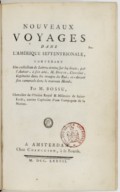 Nouveaux voyages dans l'Amérique septentrionale  J.-B. Bossu. 1777