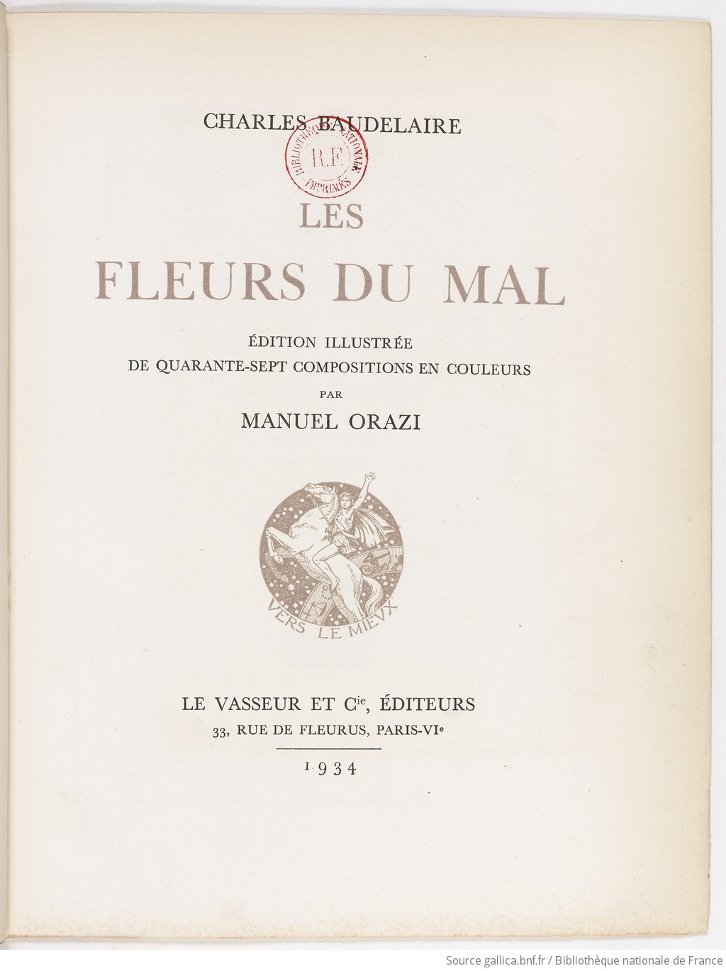 Les Fleurs du Mal by Charles Baudelaire