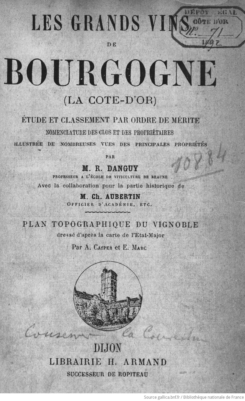 Les Grands Vins De Bourgogne La Cote D Or Etude Et