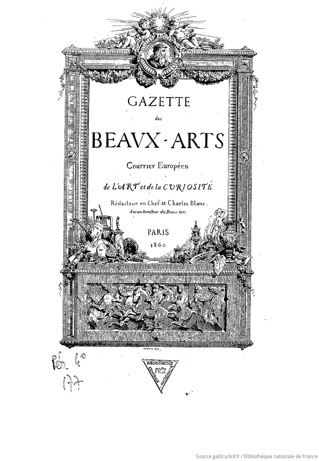 Gazette des beaux-arts : courrier européen de l'art et de la curiosité