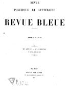 La Revue politique et littéraire : revue des cours littéraires. J. Lahors. 1891