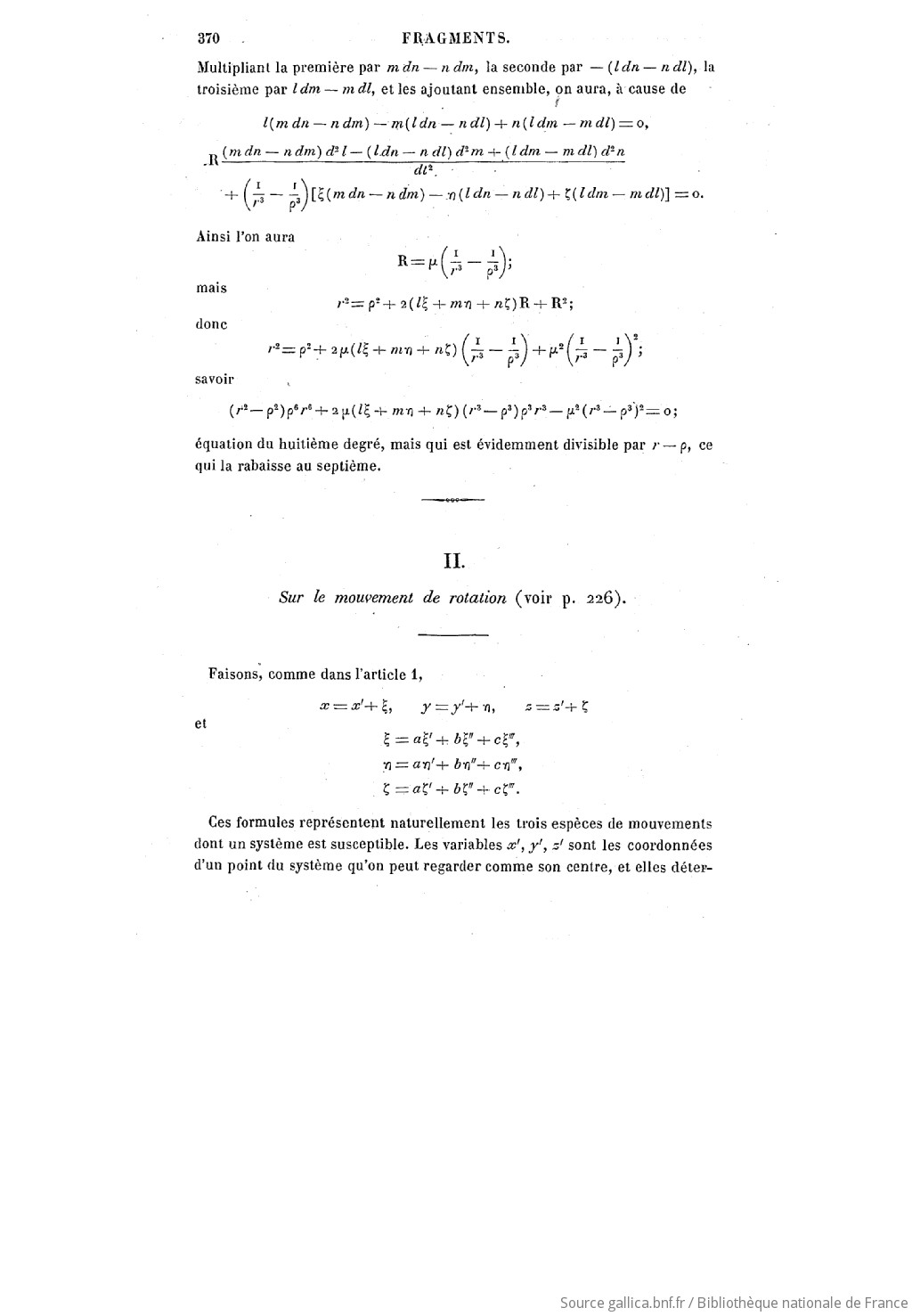 Oeuvres De Lagrange T 12 Publiees Par Les Soins De M J A Serret Et G Darboux Precede D Une Notice Sur La Vie Et Les Ouvrages De J L Lagrange Par M