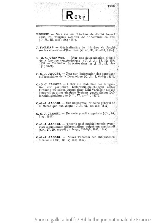 Repertoire Bibliographique Des Sciences Mathematiques 1901 09 Gallica