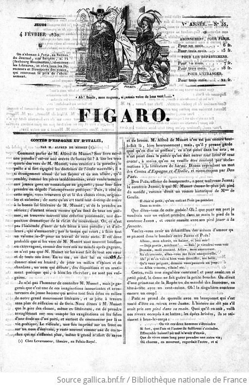 Le Figaro : journal littéraire : théâtre, critique, sciences, arts ...