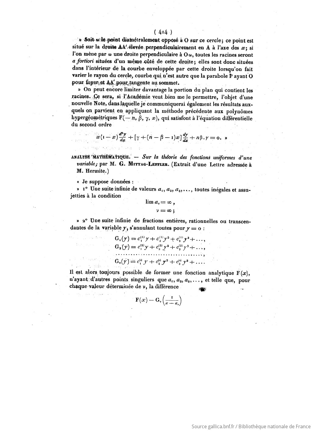 Comptes Rendus Hebdomadaires Des Seances De L Academie Des Sciences Publies Par Mm Les Secretaires Perpetuels 18 01 Gallica