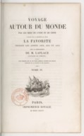  Voyage autour du monde par les mers de l'Inde et de la Chine, exécuté sur la corvette de l'État La Favorite C. P. T. Laplace. 1833-1835