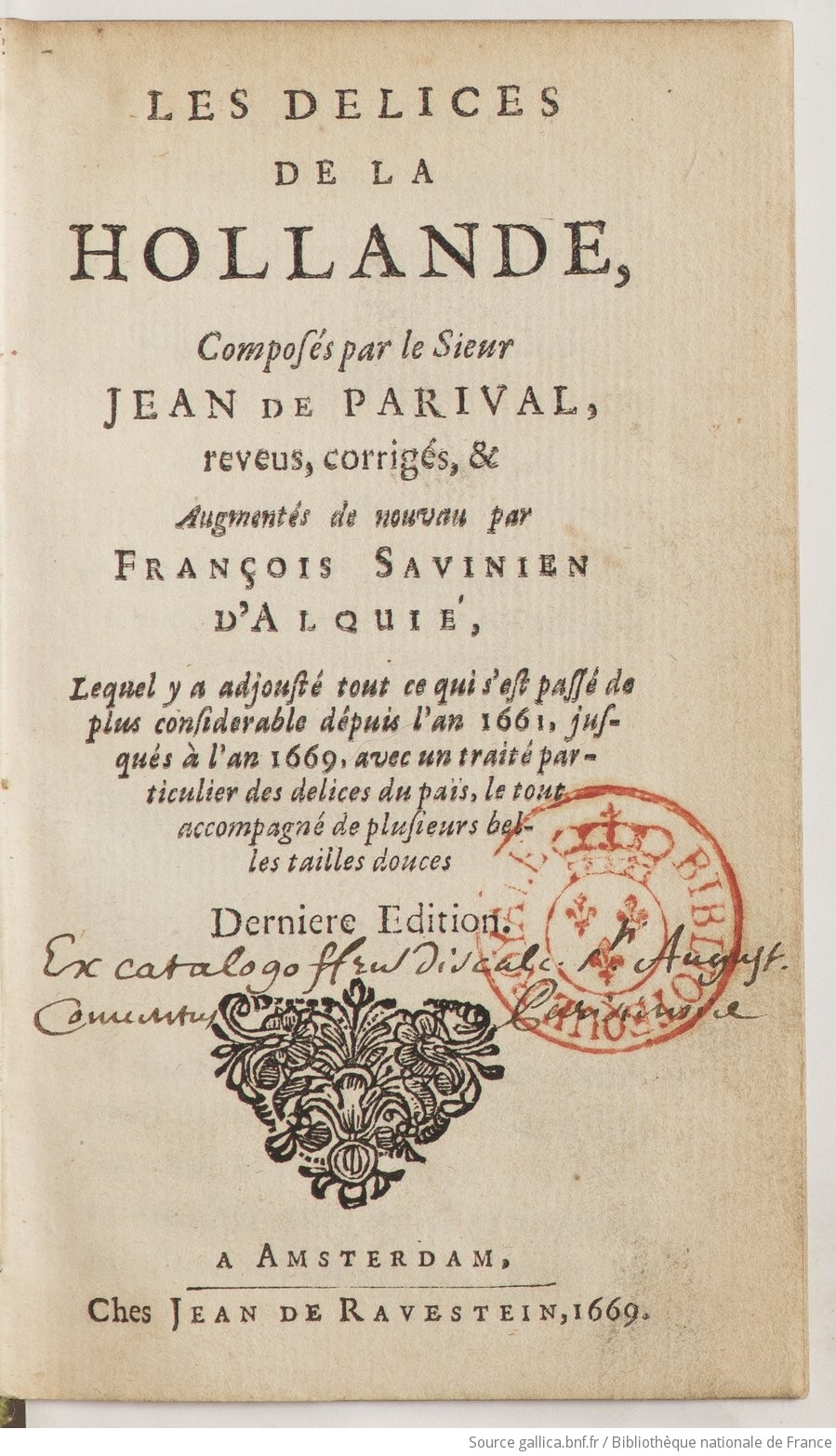 【買い方】Jean-Nicolas de Parival『Les delices de la Hollande』1662年刊 17世紀オランダガイドブック「オランダの喜び」ハンガリー貴族旧蔵書 画集