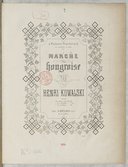 Marche hongroise (pour piano à quatre mains) par Henri Kowalski. Op. 31  1870