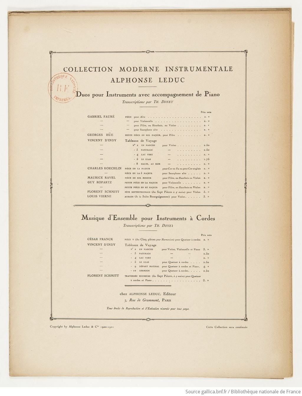 Aubade de Louis Vierne. Suite bourguignonne op. 17. N 1