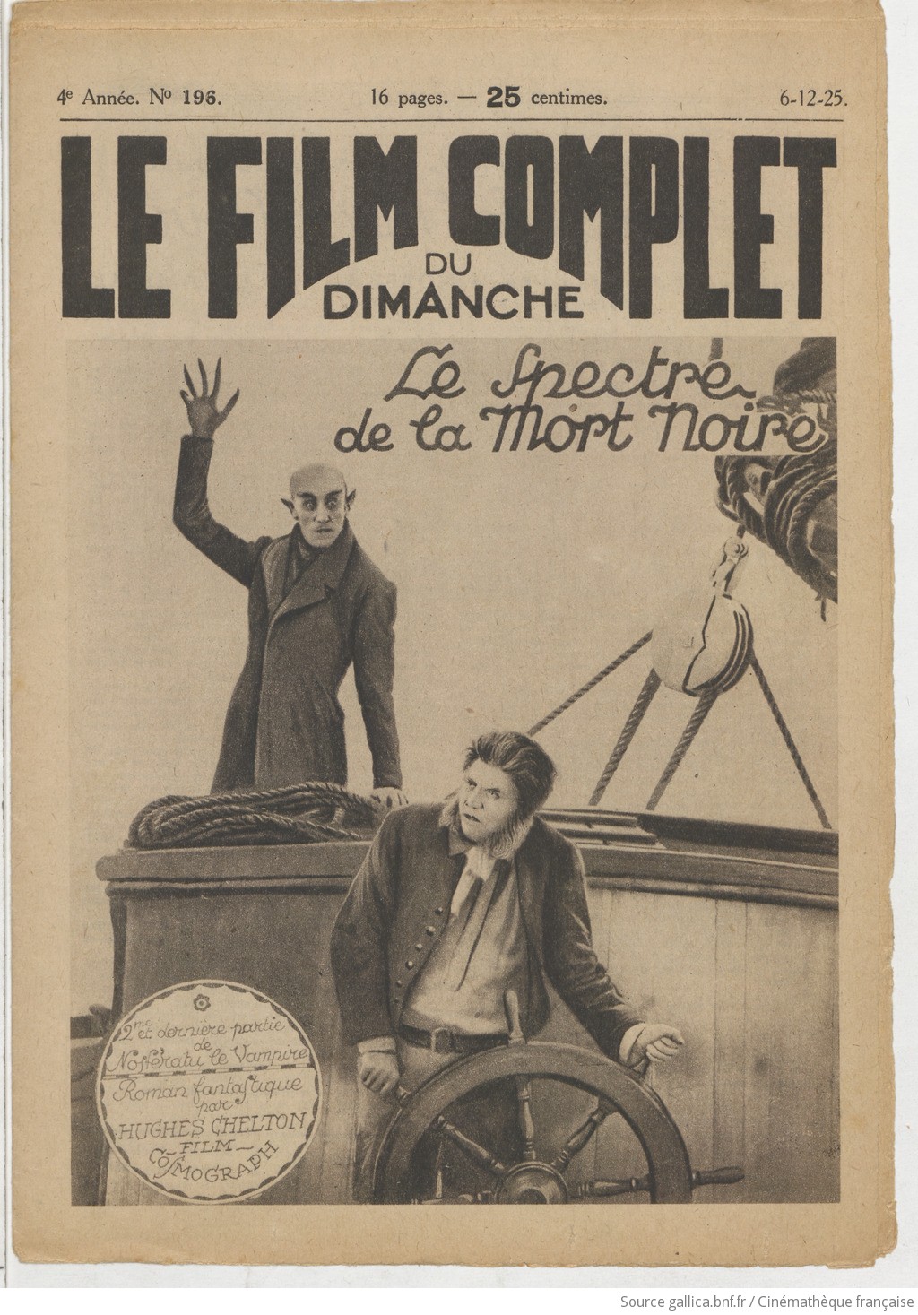 Le Film complet ... | 1925-12-06 | Gallica