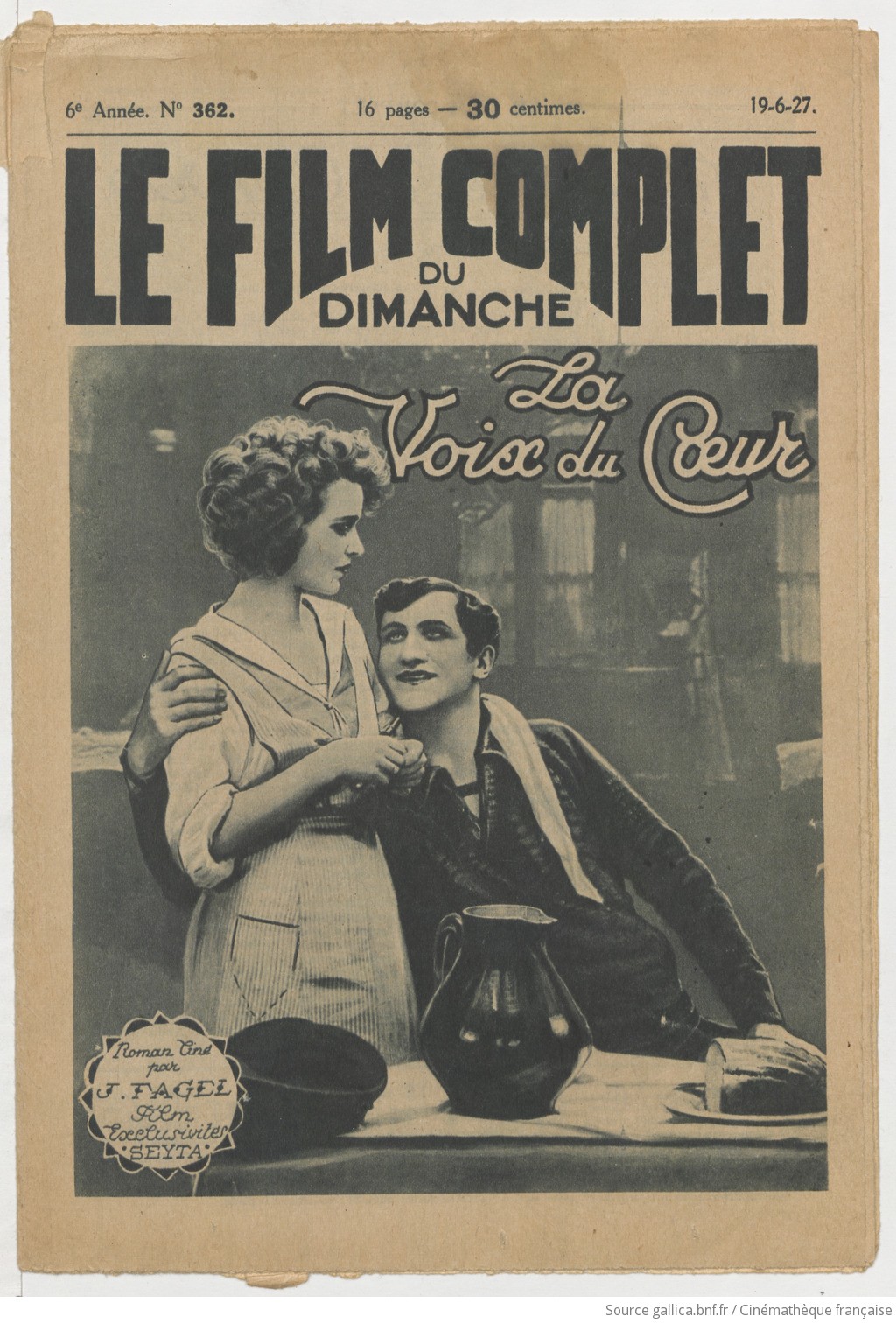 Le Film complet ... | 1927-06-19 | Gallica