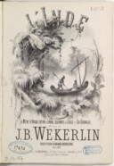 L'Inde. Ode-Symphonie en 2 parties. Poésies   J.-B. Weckerlin. 1868