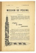 La Mission de Péking  Mission lazariste de Péking. 1926-1928