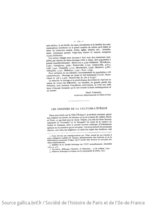 Bulletin De La Société De L'histoire De Paris Et De L'Ile-de-France ...