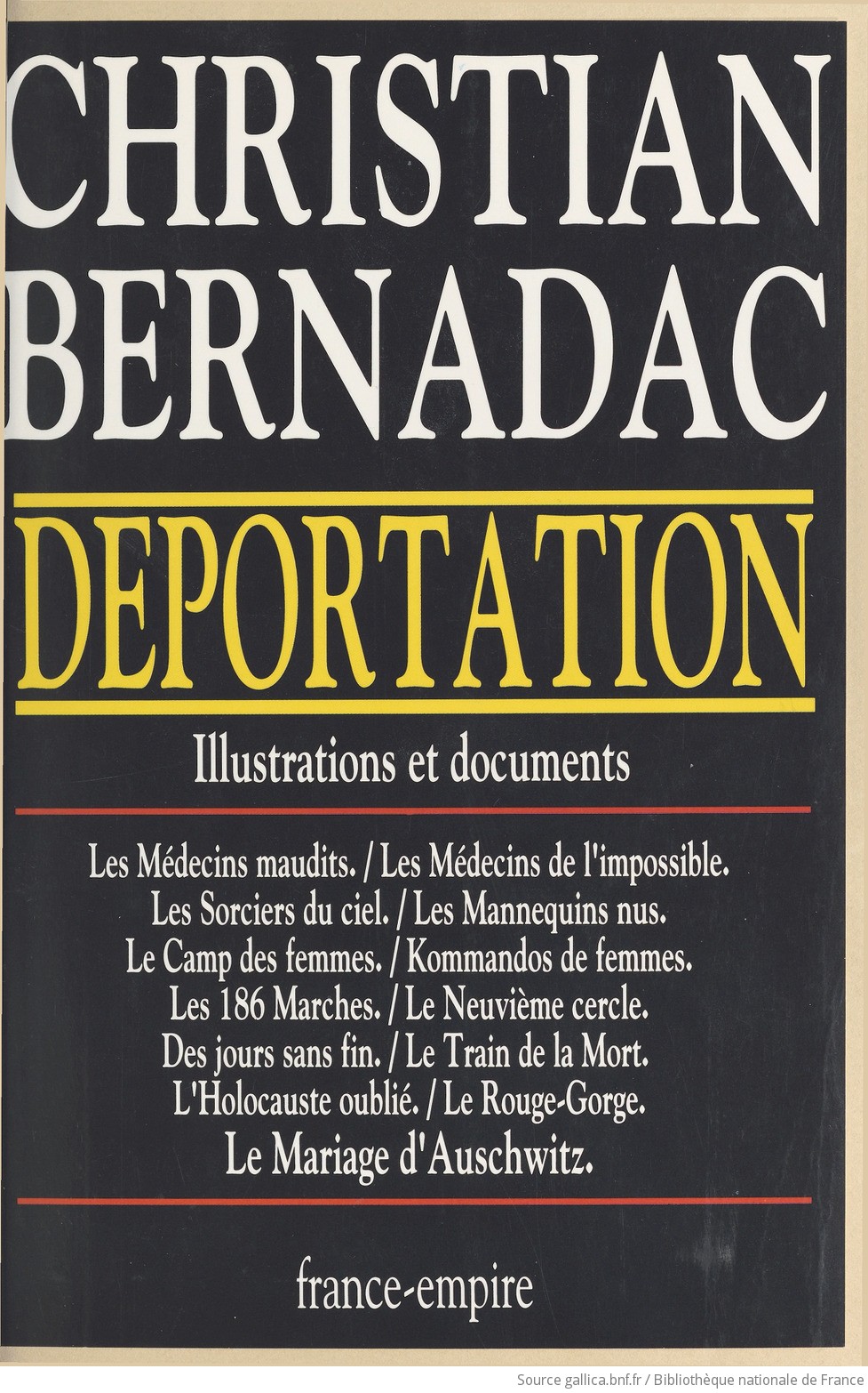 Déportation 1933 1945 Illustrations Et Documents Les - 