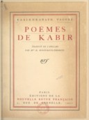 Poëmes de Kabir<br>R. Tagore. 1922