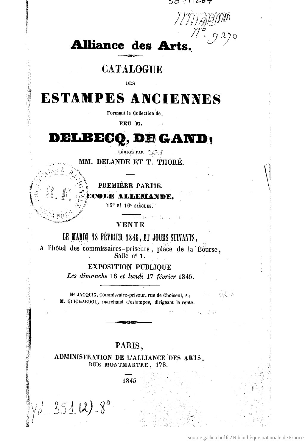 Catalogue Des Ouvrages LeGueS Par M. J. B. H. J. DesmazieRes a La Ville /  1867 Edition (1867) [Leather Bound] 