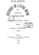 Histoires de l'autre monde : moeurs américaines  J. Soudan. 1884