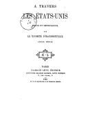 A travers les États-Unis : notes et impressions  G.-P. Othenin d'Haussonville. 1883