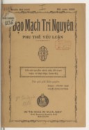 Dạo mạch tri nguyên  Huê, Chuơn̛g. 1929