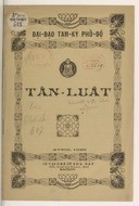 Tân-luật. Ðại đạo tam kỳ phổ độ  1928